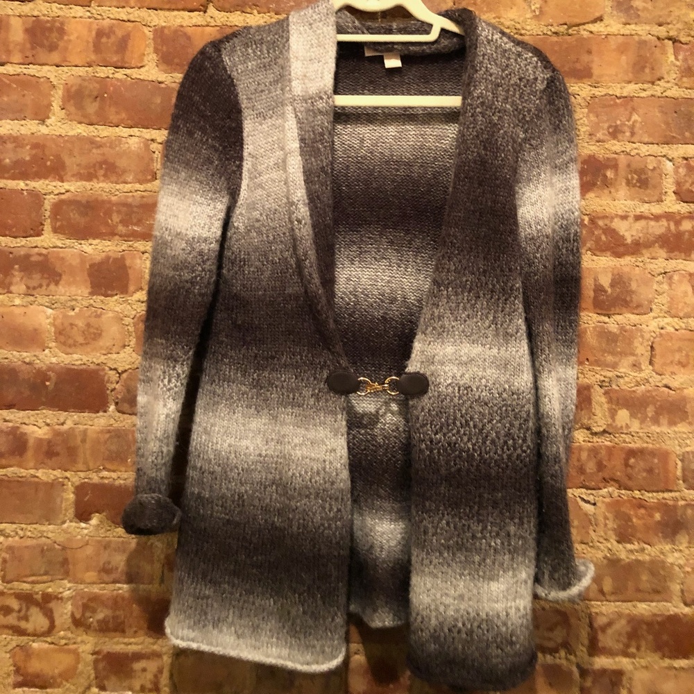 Michael Kors Ombre Sweater with Gold Clasp
